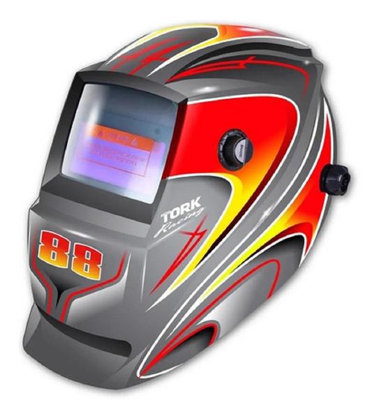 Imagem de Mascara De Solda Automática Visor Colorido 4K Racing Mtr Sup