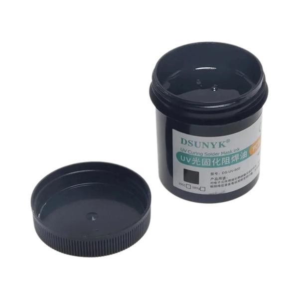 Máscara de Solda Fotossensível UV DSUNYK - Tinta 100g para BGA, PCB e Fluxo de Óleo Imagem de Máscara de Solda Fotossensível UV DSUNYK - Tinta 100g para BGA, PCB e Fluxo de Óleo