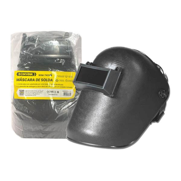 Mascara de Solda Proteçao Capacete Profissional - Bomvink Imagem de Mascara de Solda Proteçao Capacete Profissional - Bomvink