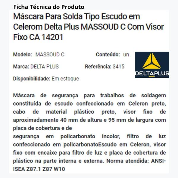 Imagem de Máscara de Solda Tipo Escudo Modelo WPS 0810 Delta Plus