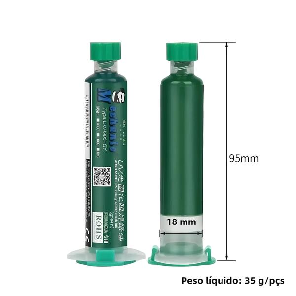 Imagem de Máscara de Solda UV com 6 Cores - 10ml - Proteção para PCB, BGA e Placas de Circuito