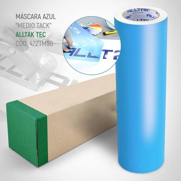 Mascara de Transferencia Vinil Adesivo Crsital Médio Azul - 1,00 x 0,50 Mt - Alltak Imagem de Mascara de Transferencia Vinil Adesivo Crsital Médio Azul - 1,00 x 0,50 Mt