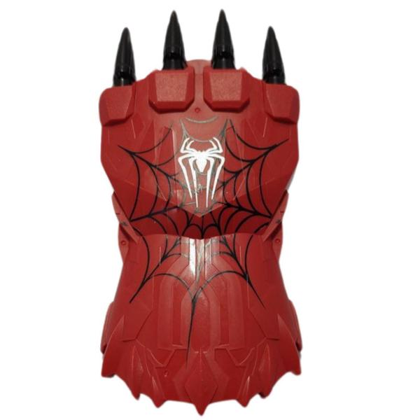 Máscara Do Homem Aranha Com Lança Teia De Garra - Sacks Imagem de Máscara Do Homem Aranha Com Lança Teia De Garra