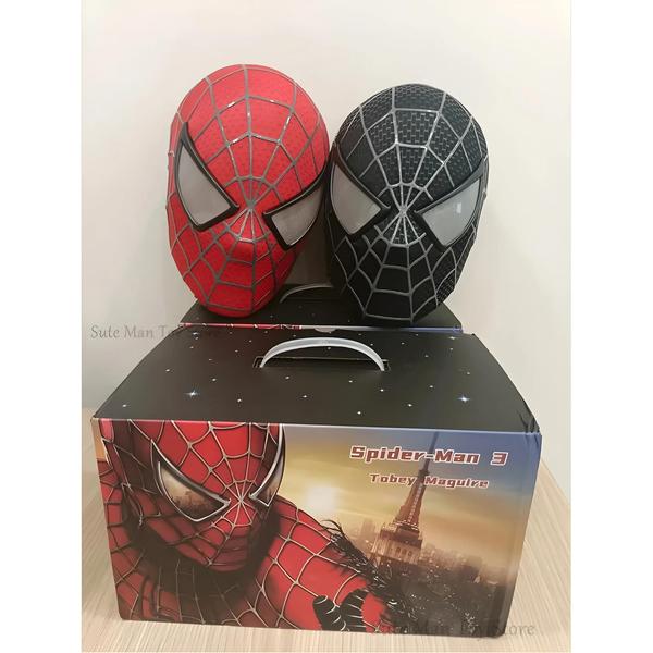 Imagem de Máscara do Homem-Aranha Tobey Maguire - Marvel - Cosplay 3D com Lentes Removíveis