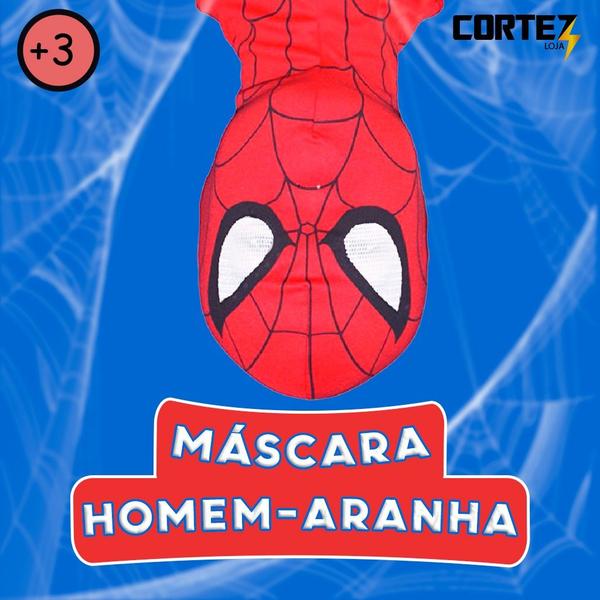 Imagem de Máscara e Luva lança dardos infantil do Homem-Aranha!