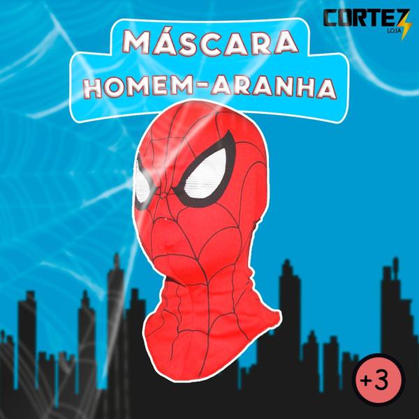 Imagem de Máscara e Relógio Infantil do Homem-Aranha!