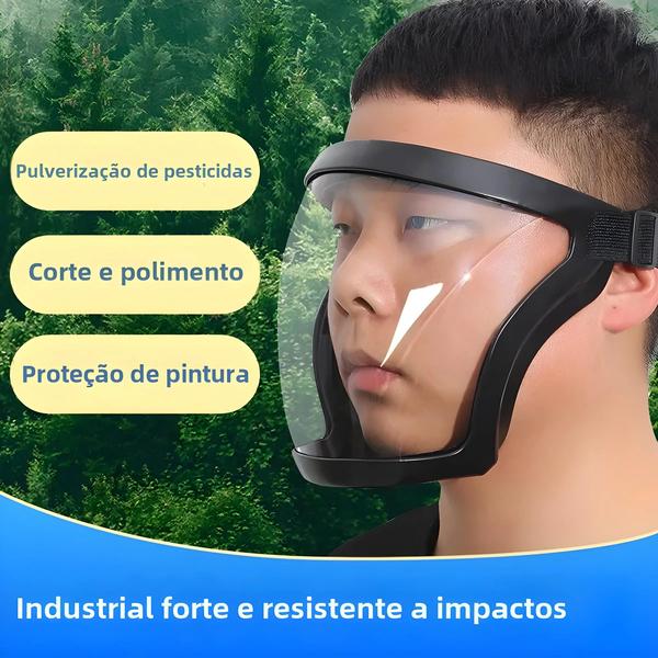 Imagem de Máscara Facial Esportiva Antiembaçante - Proteção contra Poeira e Respingos