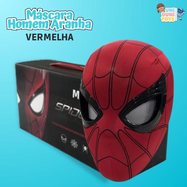 Imagem de Máscara Homem Aranha Cosplay Movimenta Olhos