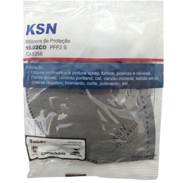 MASCARA KSN 1002 CO CINZA ( Kit 20 pç) RESPIRADOR CA EPI Imagem de MASCARA KSN 1002 CO CINZA ( Kit 20 pç) RESPIRADOR CA EPI