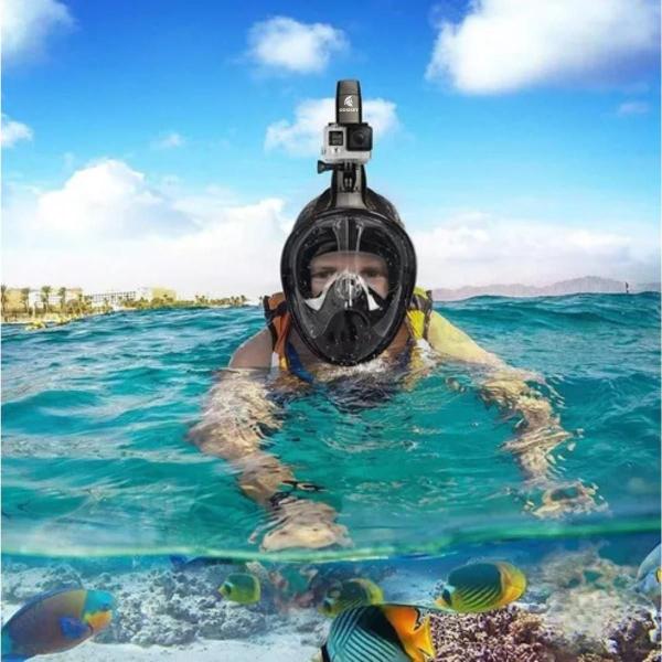 Imagem de Máscara Mergulho Full Face Profissional Snorkel