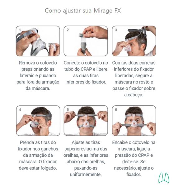 Imagem de Máscara Nasal Mirage FX - ResMed