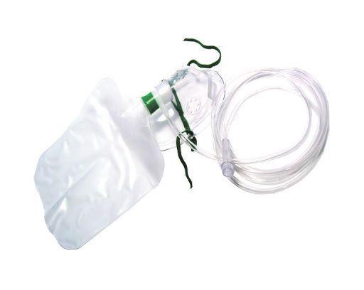 Imagem de Mascara oxigênio  c reservatorio alta concentração hudson pediatrica