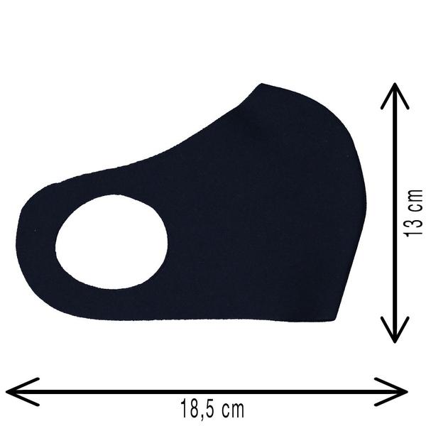 Imagem de Máscara para Adulto Lavável de Neoprene Azul Marinho 1 Un