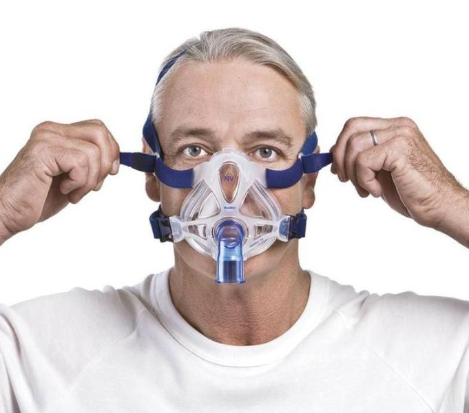 Imagem de Máscara Para Cpap Bipap Facial Quattro Fx Nv S/E Pequena