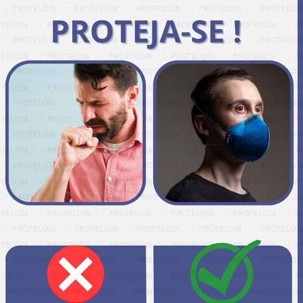 Imagem de Máscara Para Proteção Respiratória Reutilizável Pff2 - Delta