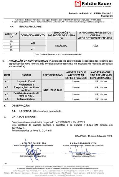 Imagem de Máscara pff2 / n95 / kn95 adulto laranja - 10 unidades