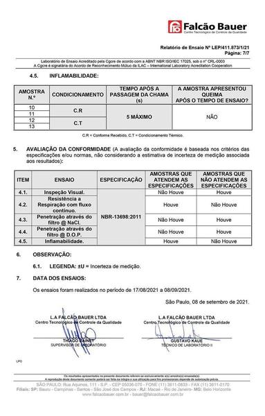 Imagem de Máscara respirador kn95 - pacote 100 unidades