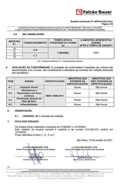 Imagem de Máscara respirador kn95 - pacote 50 unidades