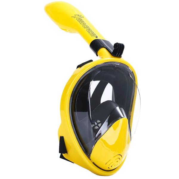 Imagem de Mascara Subaquática de de Mergulho Gold Sports Racer Full Face Com Snorkel