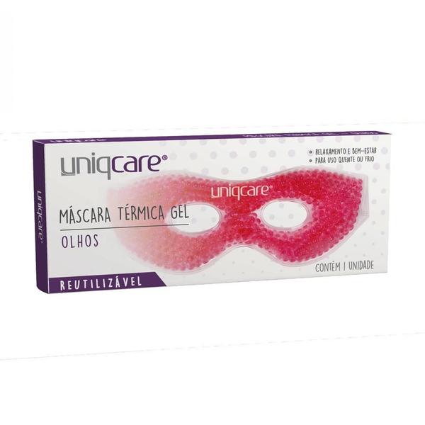 Imagem de Mascara Termica Gel Rosa Para Olhos Uniqcare