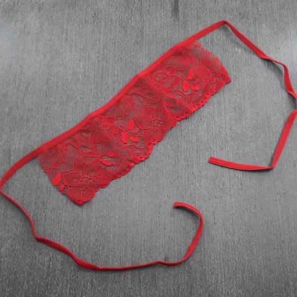 Máscara/Venda em Renda - Para Todas Lingerie Imagem de Máscara/Venda em Renda