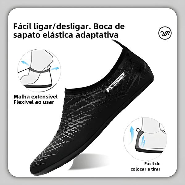 Imagem de Masculino Feminino Descalço De Secagem Rápida Aqua Yoga Meias Deslizamento-em Sapatos Esportivos