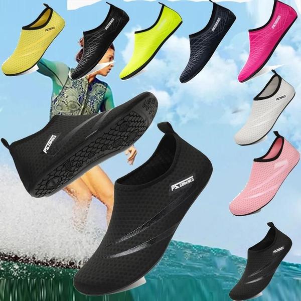 Imagem de Masculino Feminino Descalço De Secagem Rápida Aqua Yoga Meias Deslizamento-em Sapatos Esportivos