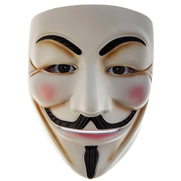 Imagem de Mask Gmasking V para fantasia anônima de Halloween de Guy Fawkes