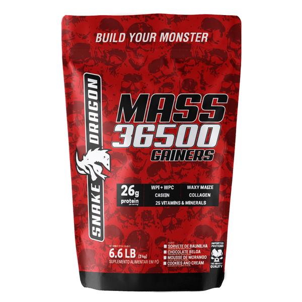 Mass 36500 Gainers 3kg Snake Dragon 36g de Proteínas Rico em Carboidratos Suplemento Nutricional Completo Imagem de Mass 36500 Gainers 3kg Snake Dragon 36g de Proteínas Rico em Carboidratos Suplemento Nutricional Completo