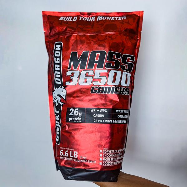 Mass 36500 Gainers 3kg Snake Dragon 36g de Proteínas Rico em Carboidratos Suplemento Nutricional Completo Imagem de Mass 36500 Gainers 3kg Snake Dragon 36g de Proteínas Rico em Carboidratos Suplemento Nutricional Completo