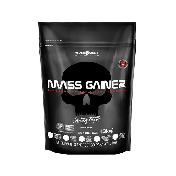 Imagem de Mass Gainer Refil (3kg) - Sabor: Morango