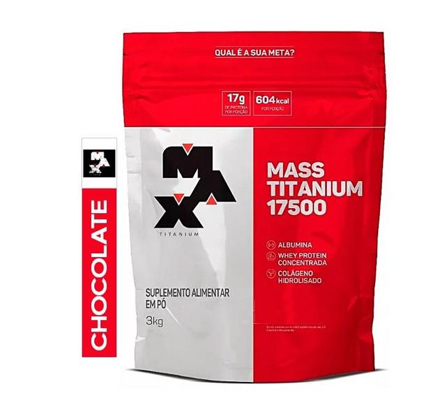 Imagem de Mass Titanium 17500 3Kg Hipercalórico - Max Titanium