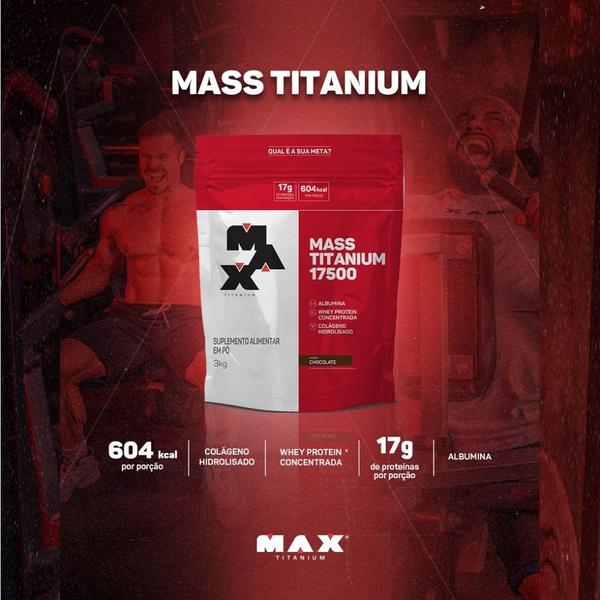 Imagem de Mass Titanium 17500 (3kg) - Sabor: Baunilha