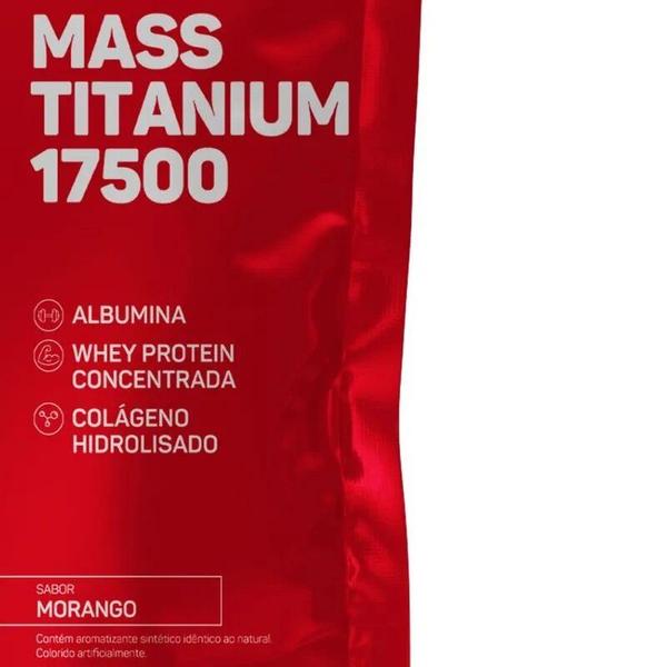 Imagem de Mass titanium refil morango 1,4kg