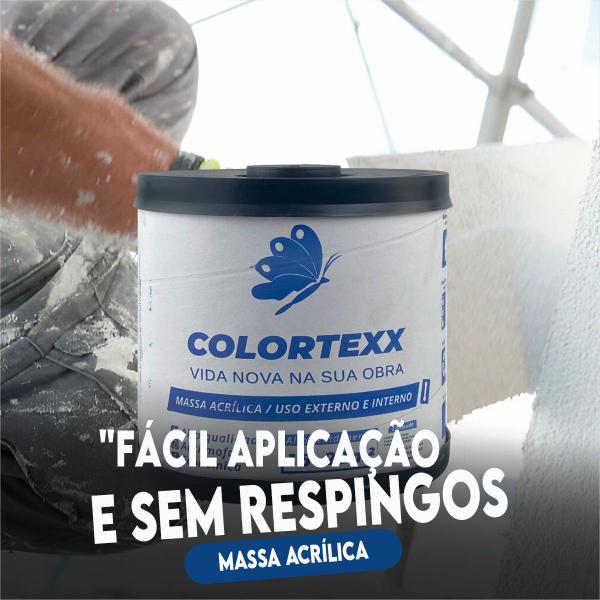 Massa Acrilica Barrica Facil Aplicacao E Sem Respingos 25kg revestimento externo e interno - colortexx Imagem de Massa Acrilica Barrica Facil Aplicacao E Sem Respingos 25kg revestimento externo e interno