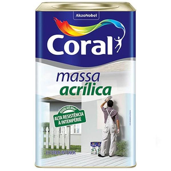 Imagem de Massa Acrílica Branca - CORAL