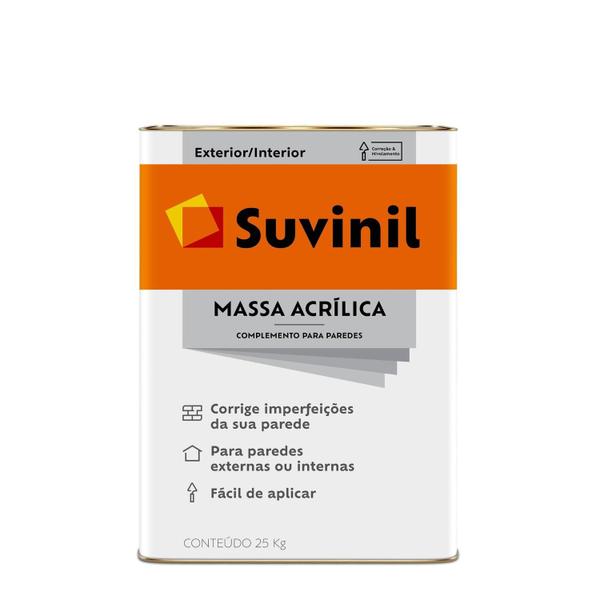 Imagem de Massa Acrílica Lata Suvinil 25kg