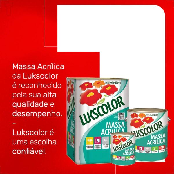 Imagem de Massa acrilica lukscolor 25kg