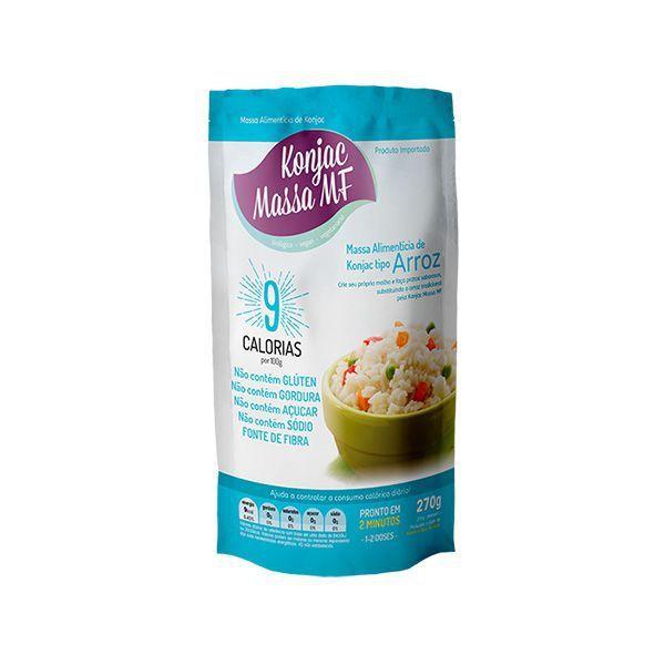 Massa Alimentícia De Konjac Tipo Arroz Massa Mf 270g Imagem de Massa Alimentícia De Konjac Tipo Arroz Massa Mf 270g