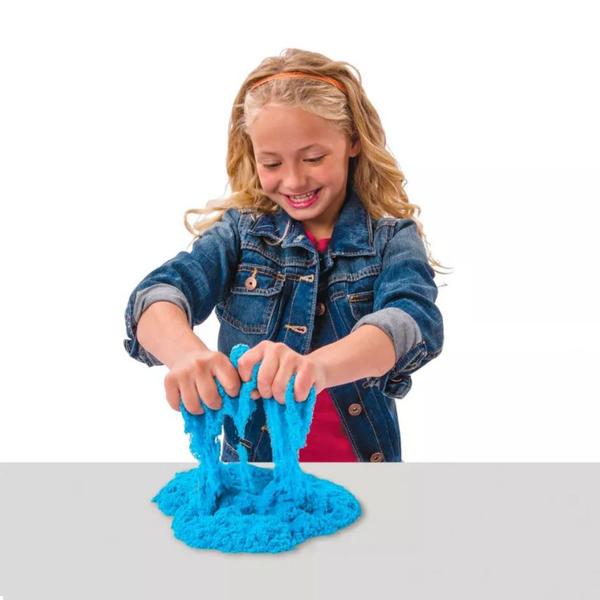 Imagem de Massa Areia Azul Neon 227g Massa Areia Para Modelar Kinetic Sand SUNNY 1801