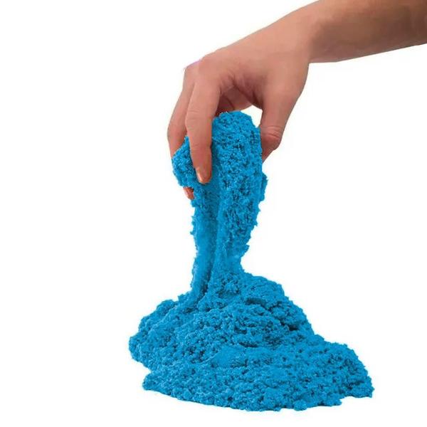 Imagem de Massa Areia Kinetic Sand Azul Neon 227g Sunny