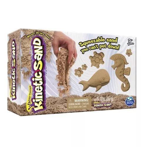 Imagem de Massa Areia Kinetic Sand - Marrom Natural-283g - Spin Master