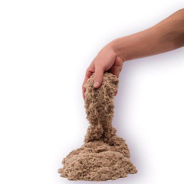 Imagem de Massa Areia Marrom Natural 283g Massa Areia Para Modelar Kinetic Sand SUNNY 1804