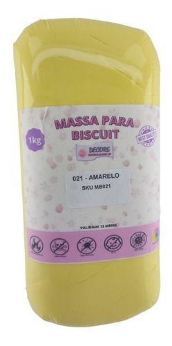 Imagem de Massa Biscuit Artesanato Profissional Qualidade 1kg Colorida