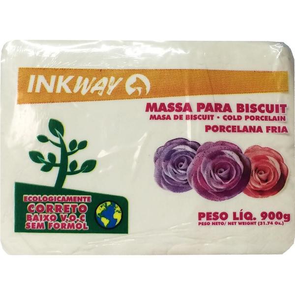 Massa Biscuit Natural Inkway 900 Gr - Ink Way Imagem de Massa Biscuit Natural Inkway 900 Gr
