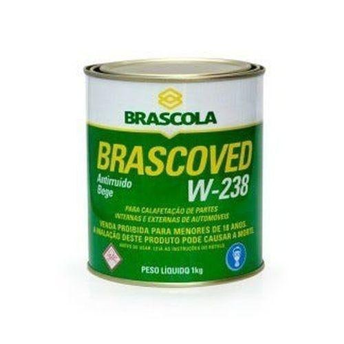 Imagem de Massa brascoved anti ruido 1kg bege brascola