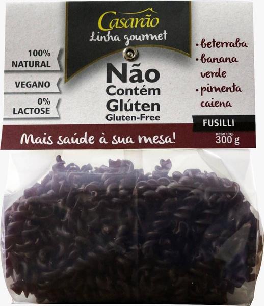 Massa de Arroz Gourmet de beterraba Fusilli - Casarao Seal Imagem de Massa de Arroz Gourmet de beterraba Fusilli