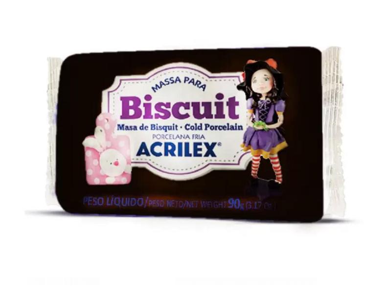 Imagem de Massa De Biscuit Acrilex 90g Colorida - Escolha As Cores