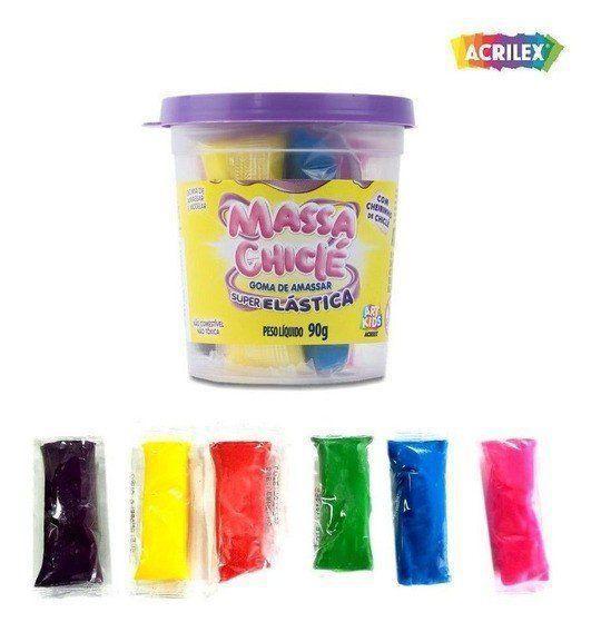 Imagem de Massa de Modelar Massa Chicle 90G Sortido Acrilex