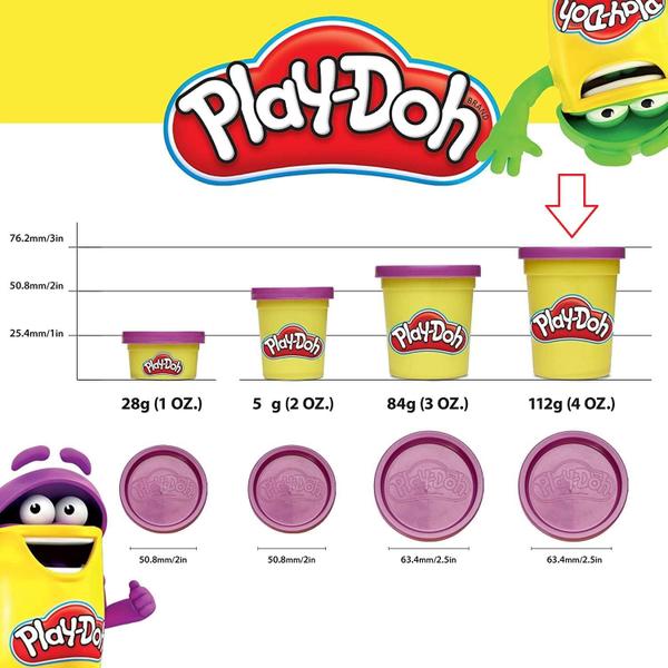 Imagem de Massa de Modelar Play Doh com 4 Potes Sortido B5517 Hasbro